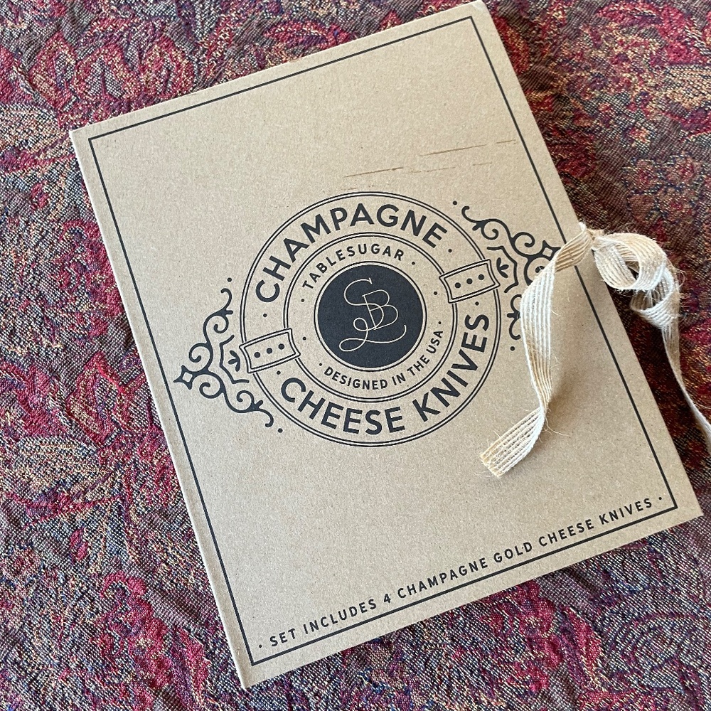 Cheese Knives 4-Piece Set Book Box